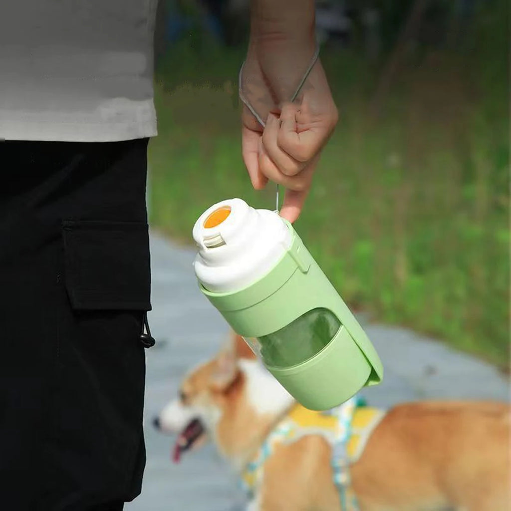2-in-1 Food & Water Bottle