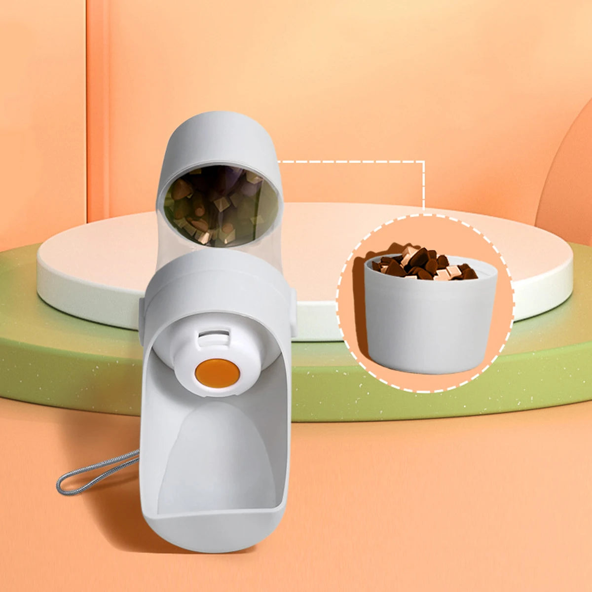 2-in-1 Food & Water Bottle